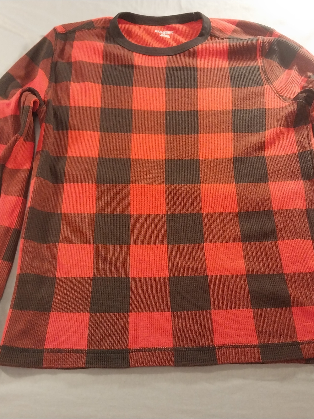 Old Navy Thermal Buffalo Plaid Shirt Small #327